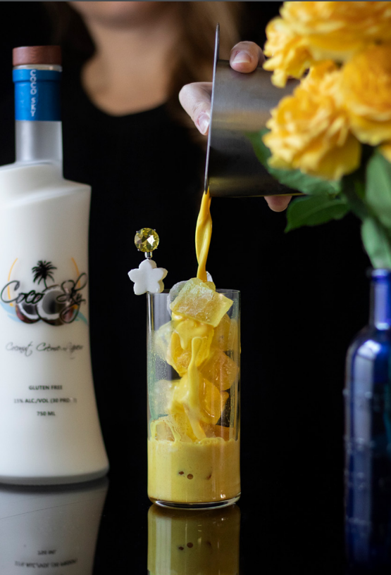Iced Boozy Golden Milk