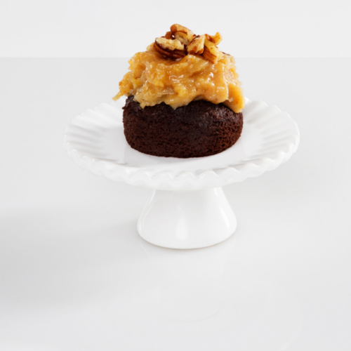 mini chocolate german sky cake