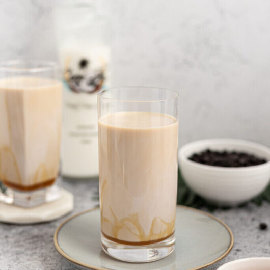 caramel iced latte