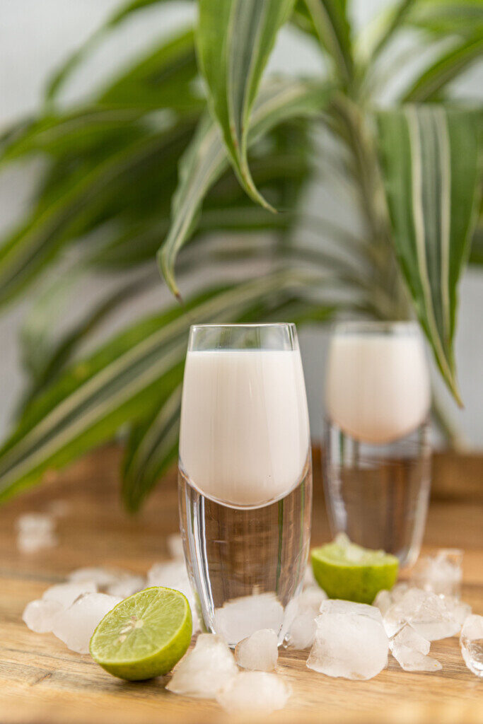 coconut key lime pie shots